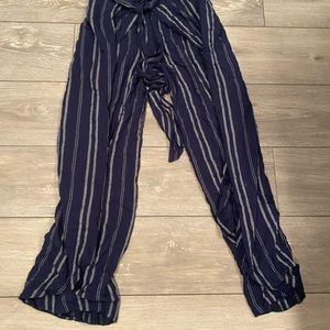 blue and white women’s pants